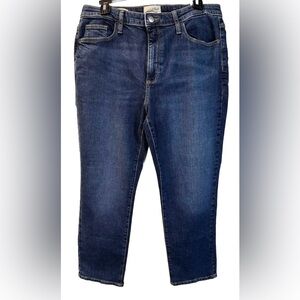 Universal Thread High Rise Straight Women's size 12 Dark Wash Blue Denim jeans